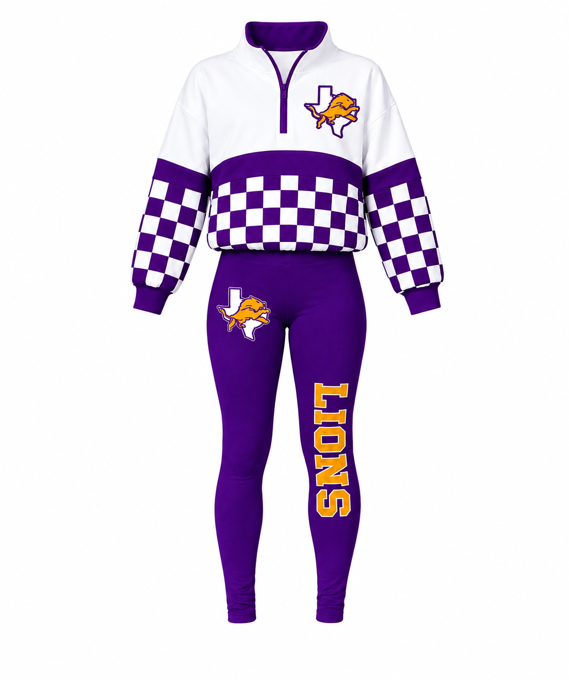Lion Purple Legging Set