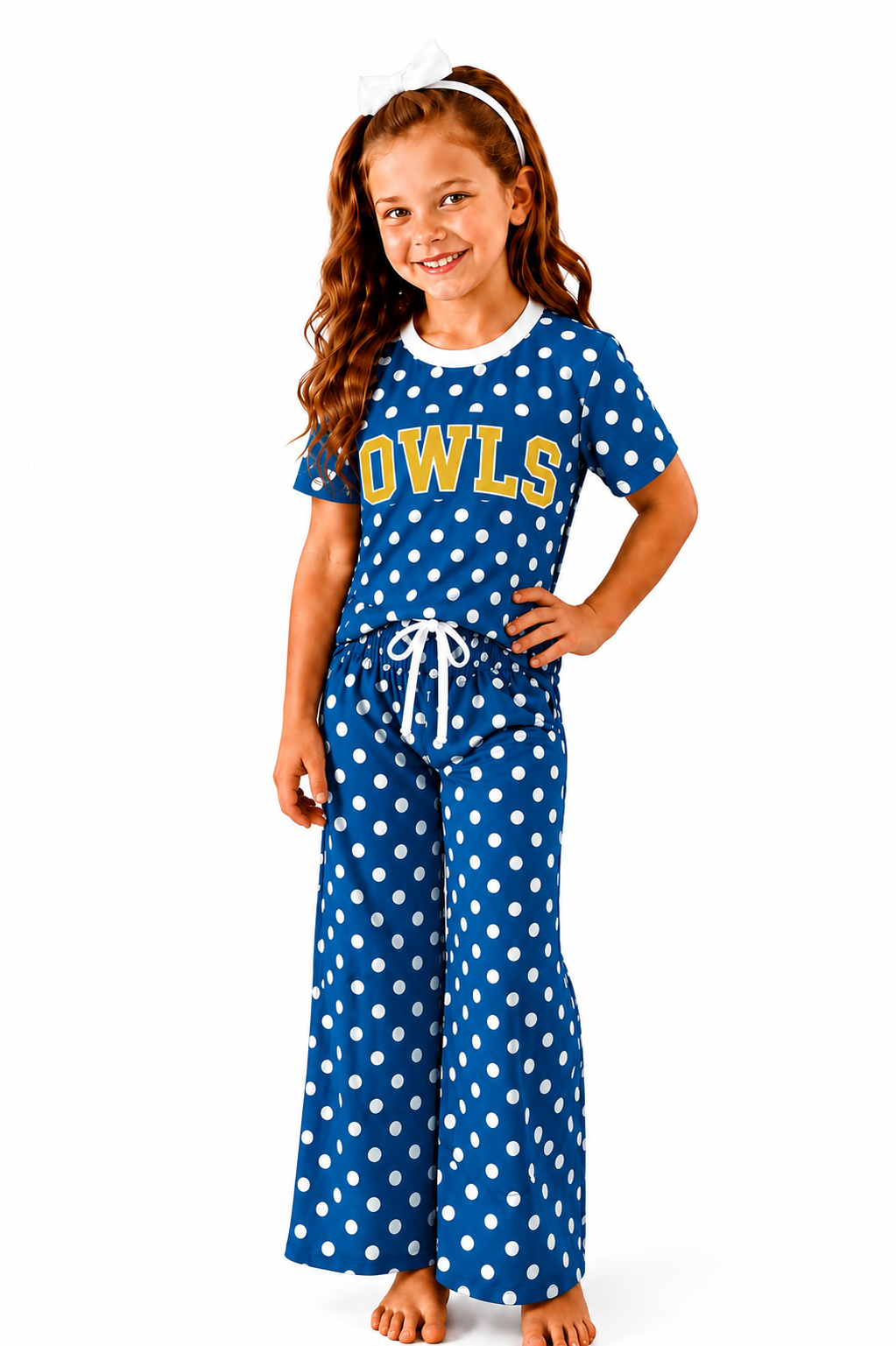 Owls Polka Dot Set
