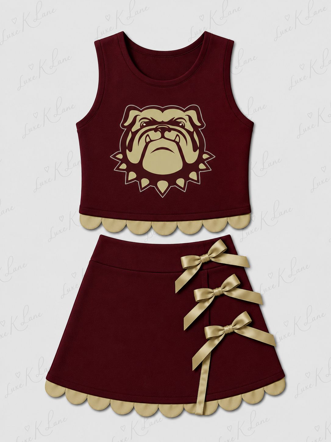 Bulldown Maroon Set
