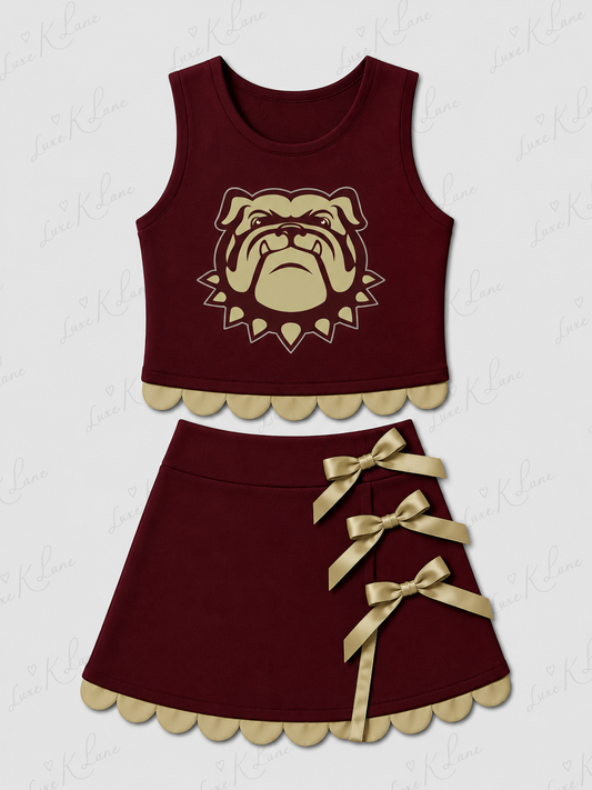 Bulldown Maroon Set