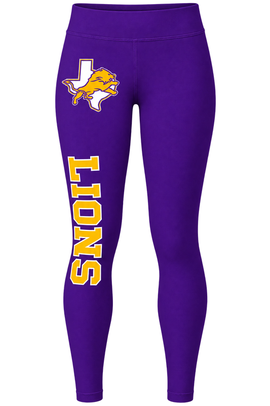 Lions Purple Leggings
