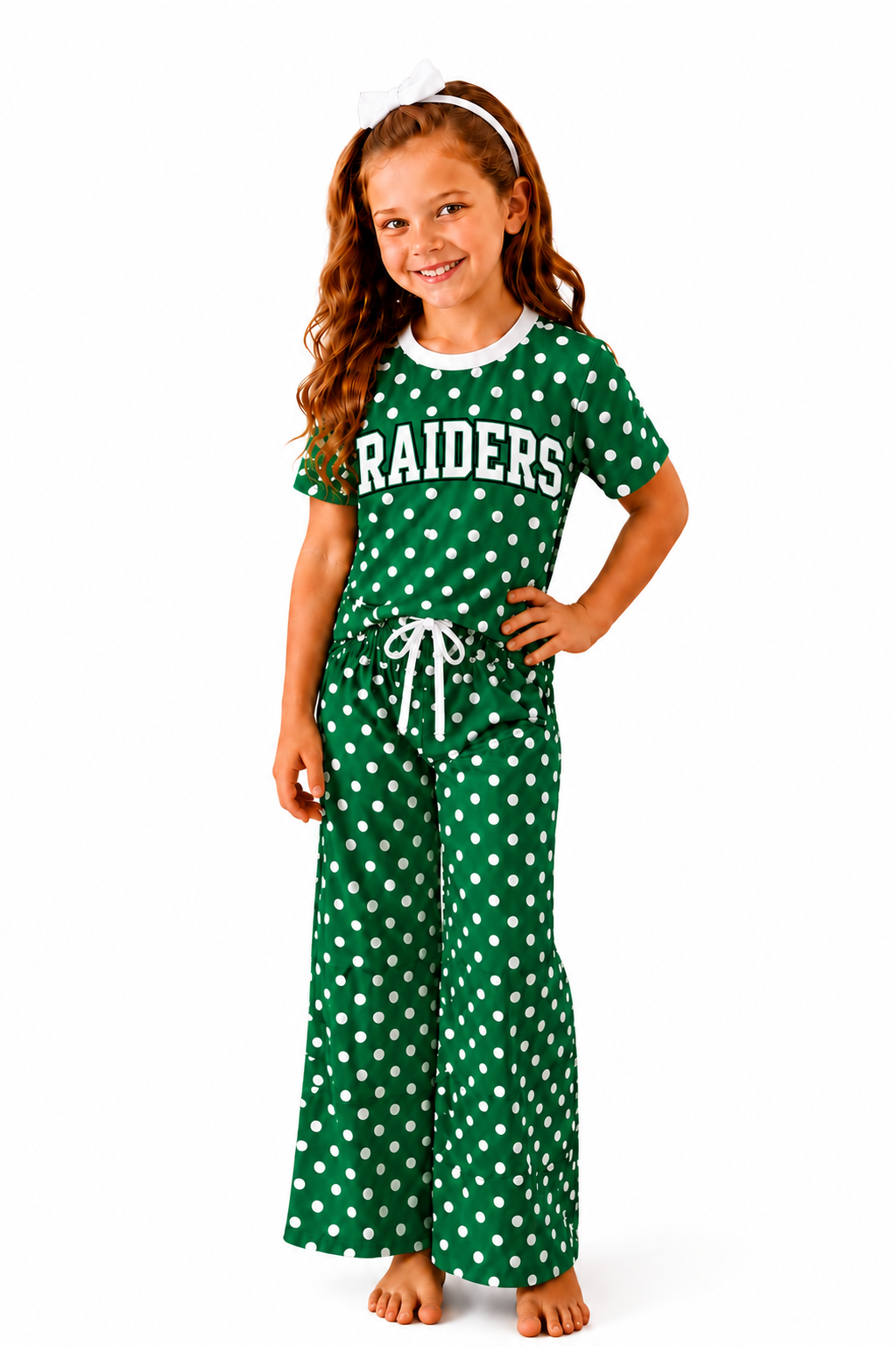 Raiders Polka Dot Set