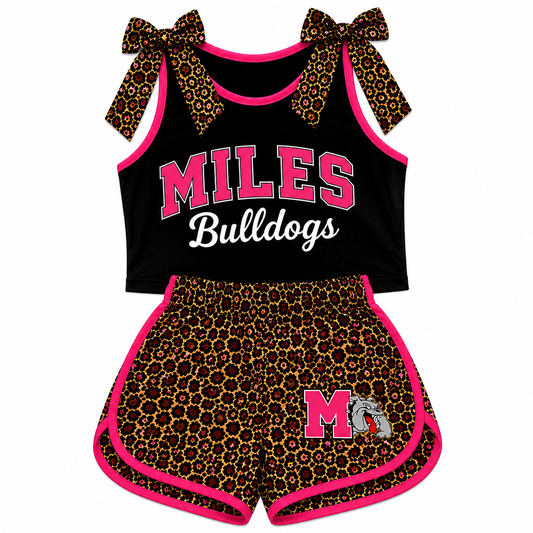 Miles Pink Leopard Set