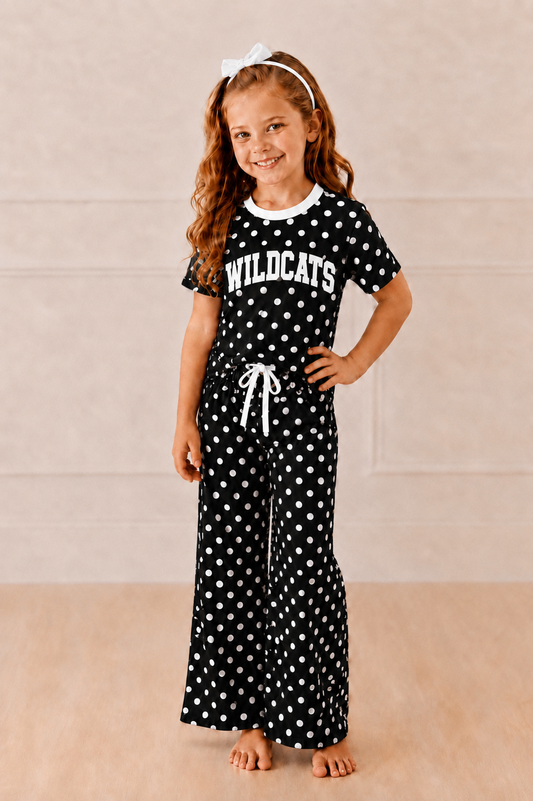 Wildcats Polka Dot Set